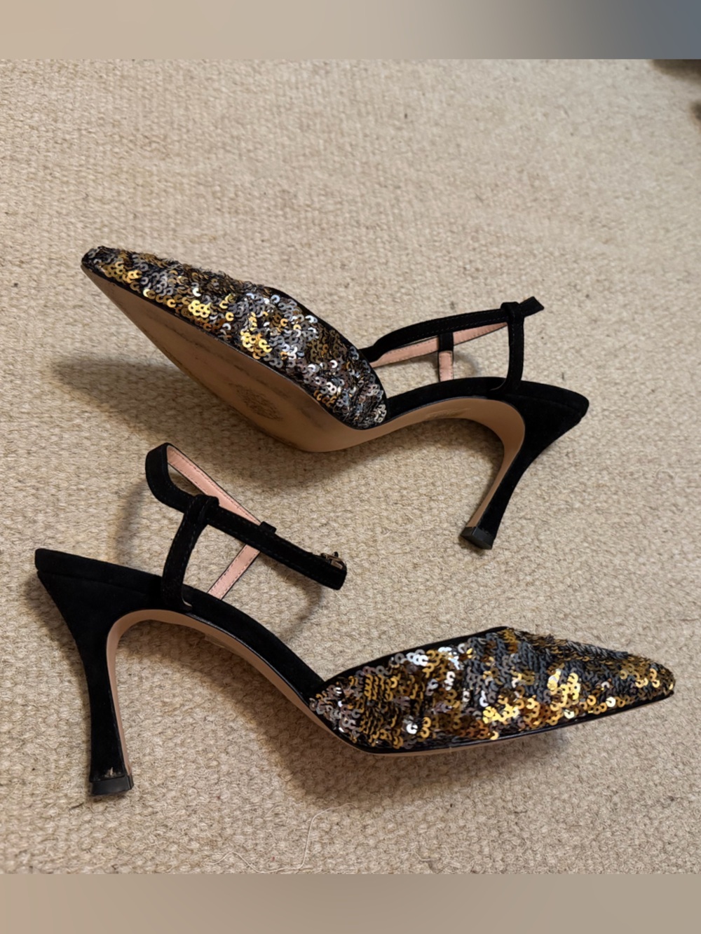 J. Crew Elsie Sequin Black Pumps - Picture 4 of 5